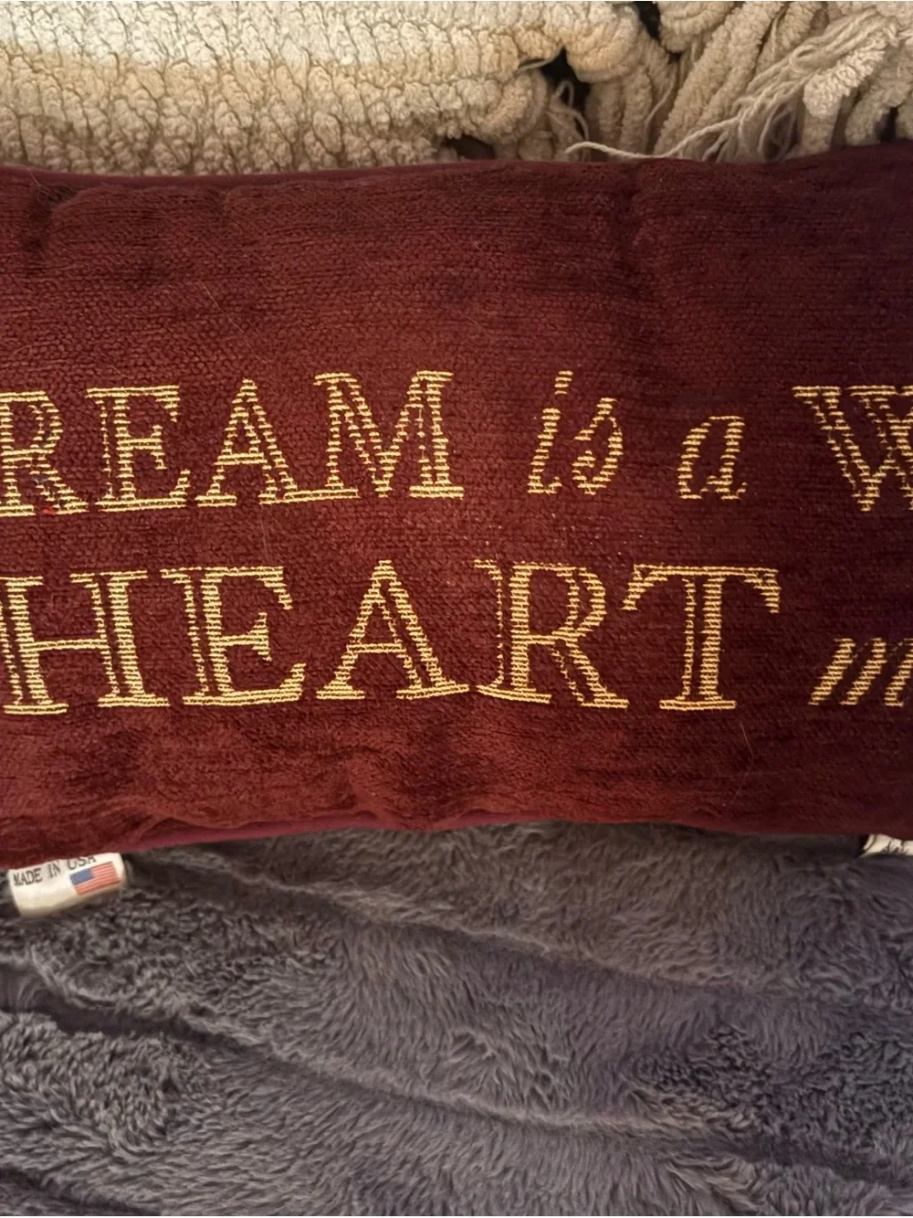 Disney Parks Cinderella - A Dream is a Wish your Heart Makes Accent Home Pillow